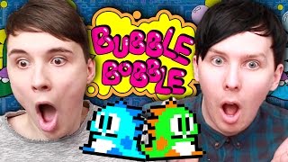 Phils Childhood Adventure - Dan Vs. Phil Bubble Bobble