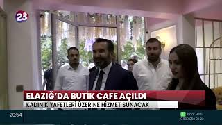 ELAZIĞ’DA BUTİK CAFE AÇILDI KADIN KIYAFETLERİ ÜZERİNE HİZMET SUNACAK