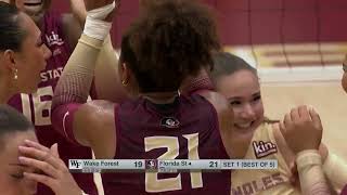 Wake Forest vs. Florida State Full Match Replay | 2026 ACC Volleyball