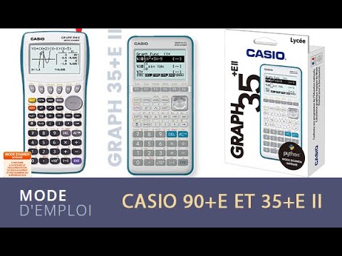 CALCULATRICE CASIO GRAPH Graphique 35E+II Mode Examen + Menu