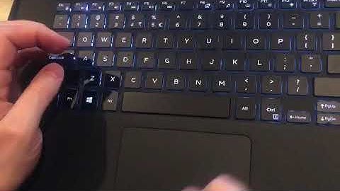 New Dell XPS 15 space bar stuck