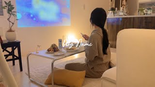 Cozy Night Routine of living alone in Japan｜Warm Spring　Night with Me