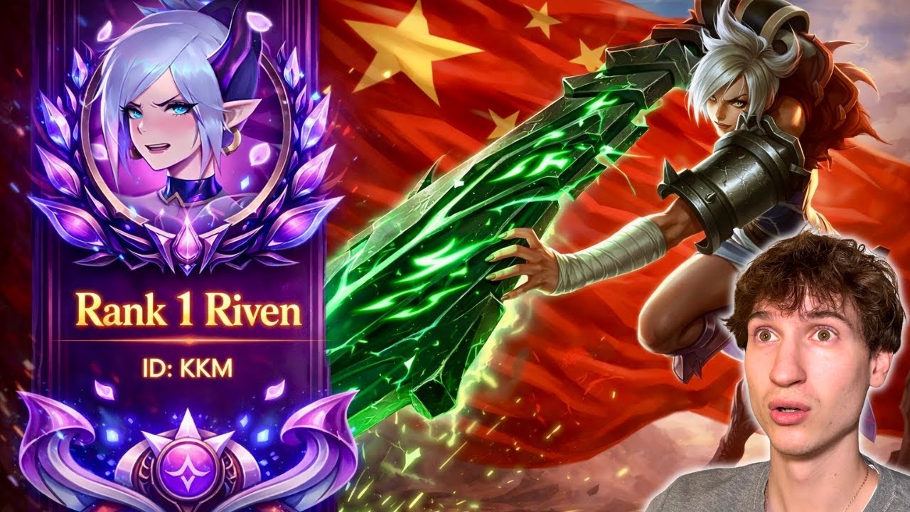 Wild Rift: RANK 1 RIVEN IS THE BEST WILD RIFT PLAYER (Rank 1 China KKM)