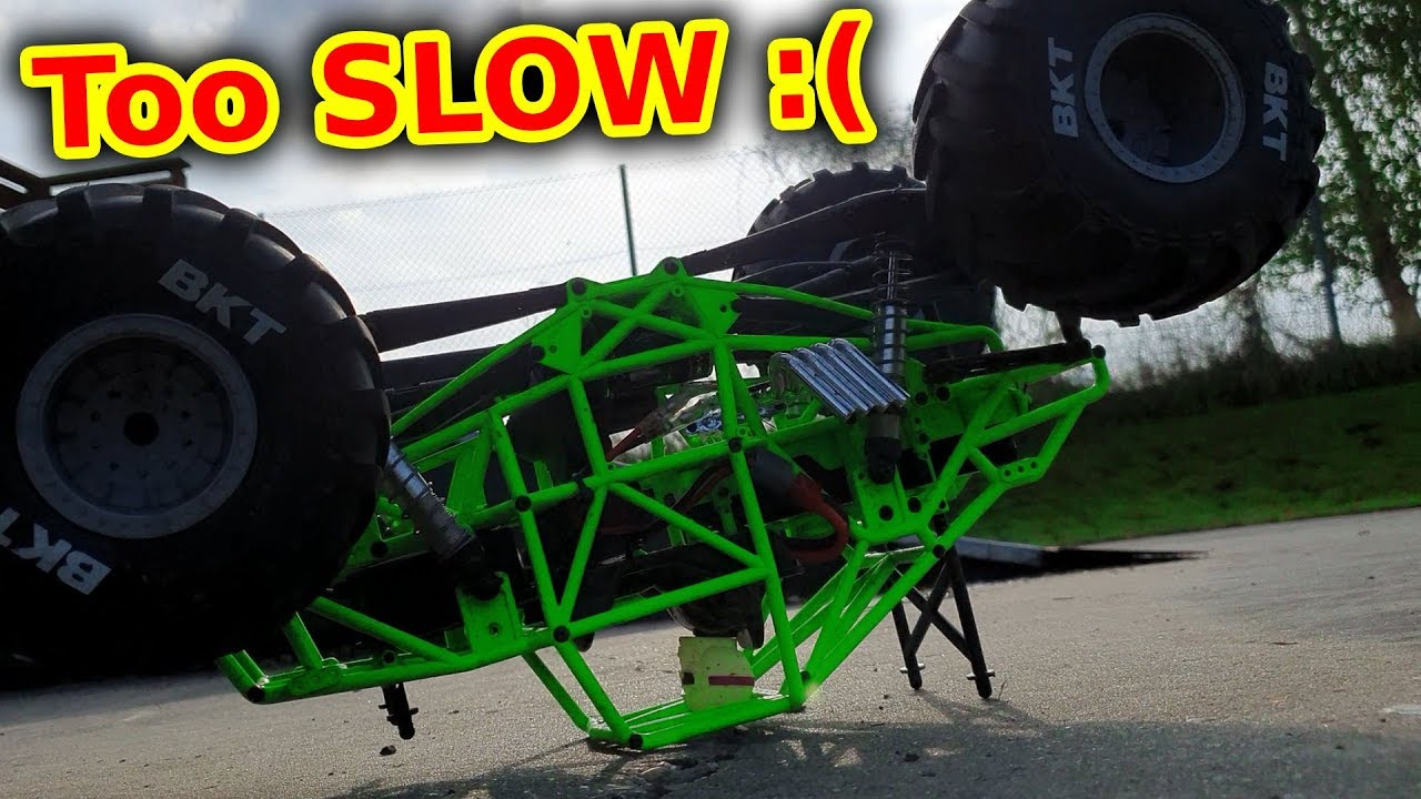 Axial Gravedigger Monster Truck - Why sooooo SLOW!!!