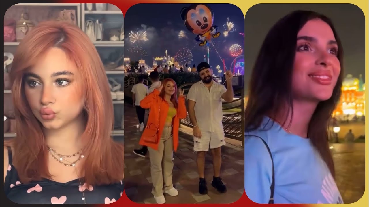 سنابات بيسان اسماعيل - فالقرية العالمية مع دعاء🤩❤️‍🔥