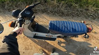 Simson Sr50 Entspannt Moped fahren
