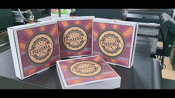 Pizza Box Printing Machine, single pass digital printer