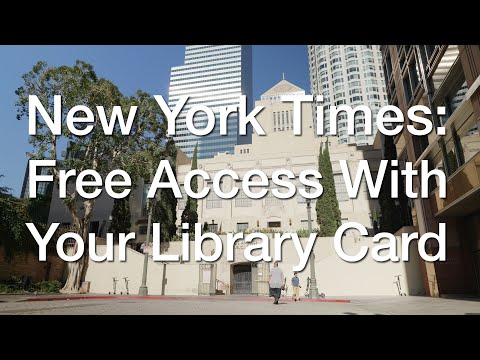 Read the New York Times for Free With Your Library Card