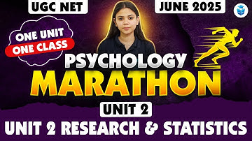 UGC NET Psychology Marathon | Unit 2 Research & Statistics Complete Revision | Harshita Mam