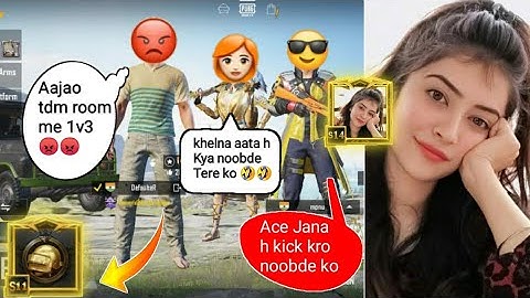 Random 3 players call me Noob / challenge for 1vs 3 TDM room (part - 2)