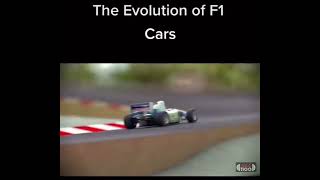 The evolution of F1 Cars #michaelshumacher #lewishamilton #ayrtonsenna #rubensbarrichello