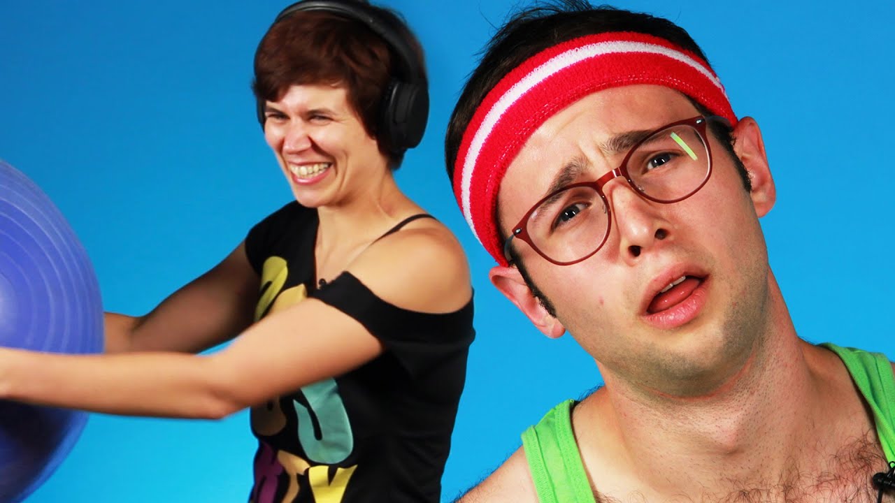 People Try 80s Workout Video Moves
