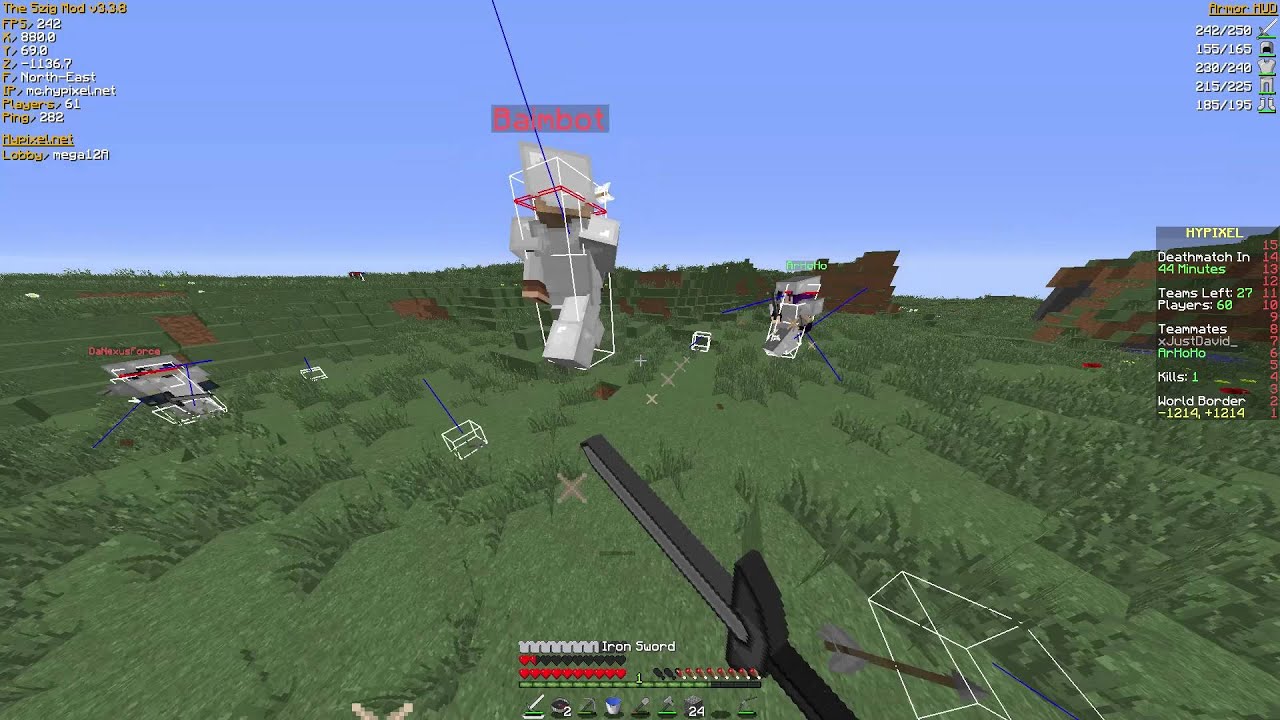 Hypixel UHC Hacker Report - 6 Star Baimbot Killaura