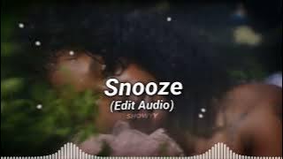 Snooze - SZA Edit Audio
