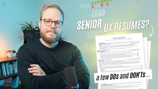 Senior UX Resume: DOs and DONT's screenshot 4