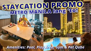 Sulit na Staycation | Metro Manila lang to! Room Tour & Swimming Tayo | PetFriendly Hotel