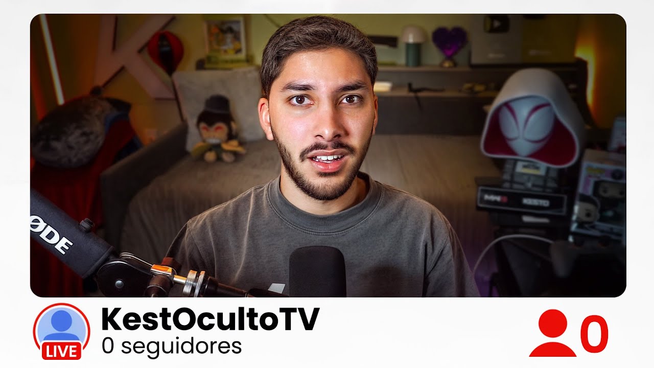 Hice Directo en un Canal Secreto hasta que me Reconocieran