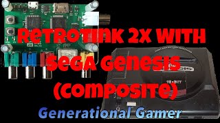 RetroTink With the Sega Genesis Composite Cable