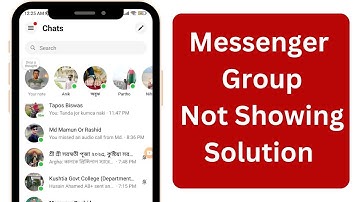 Messenger Group Not Showing | Messenger Group Disappeared