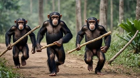 Chimpanzee vs. Python: Showdown in the African Rainforest