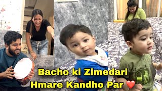 Bacho Ki Zimedari Hmare Kandho Par Aa Gayi || Malik Vlogs || Ayan Zaid 😍 || Yogesh Kathuria Vlogs
