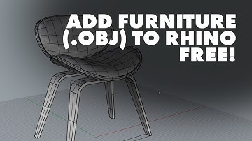 Download Furniture for Rhino *Free* (.OBJ)