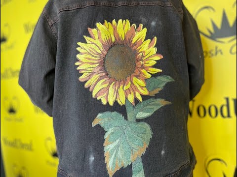 Posh Chalk Alexandra Collection: Hippy Sunflower Stencil
