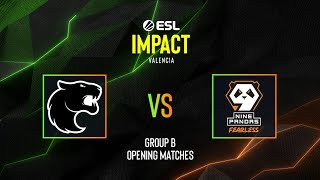 FURIA vs. 9 Pandas Fearless - ESL Impact Valencia Finals