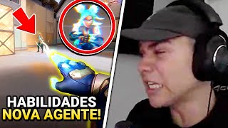 AS HABILIDADES DA NOVA AGENTE NEON É ROUBADA?! TTEUW TILTA COM JOGADA DA ASTRA - VALORANT CLIPS