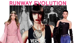 Mila van Eeten's growth at Versace (2015 - 2023) | Runway Evolution | ModelsFacts