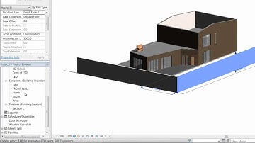 7.1 INTERMEDIATE MODELLING // EDIT WALL PROFILE. [Revit Architecture 2011]
