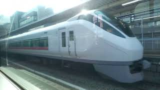 JR東日本E657系K14編成　土浦駅1番線発車（車内から撮影）20240308 151224