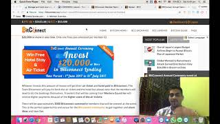 Bitconnect Lending Investment of $20,000 to qualify for 1st Bitconnect annual ceremony in Thailand