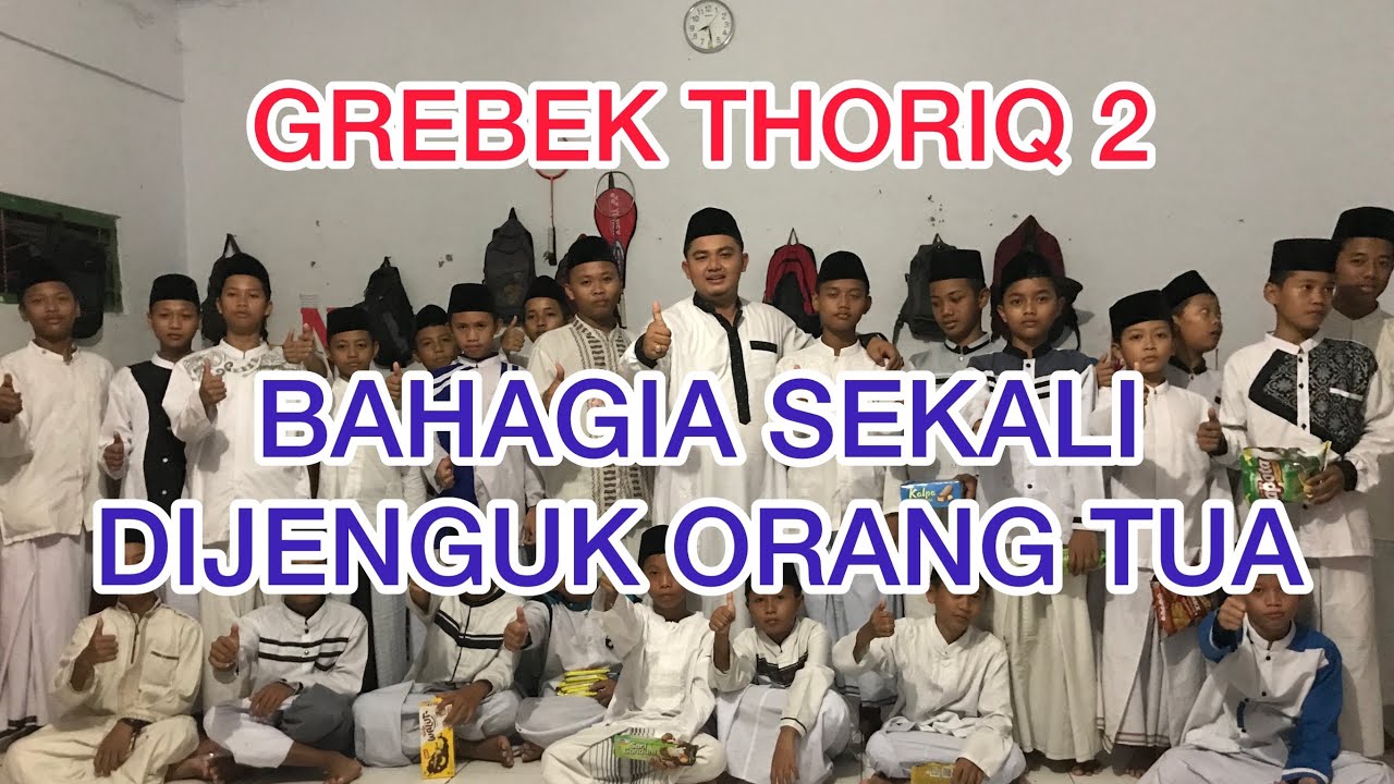Bahagia Sekali! Santri Kelas 1 Setelah Dijenguk Orang Tuanya - Grebek Kamar Thoriq 2