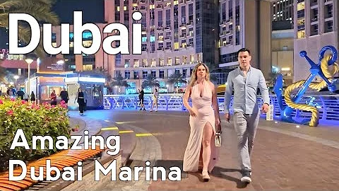 Dubai 🇦🇪 Amazing Dubai Marina [4K] Walking Tour