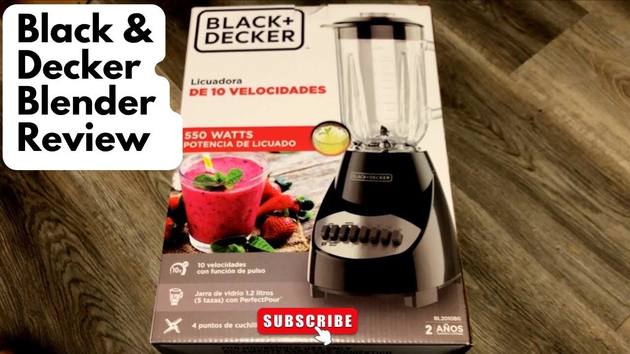 Unboxing: Black & Decker 550W 10 Speed Blender 