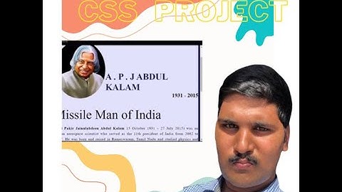 The Tribute Website | HTML CSS 10 Practice Projects for Beginners | 2023 | Hindi