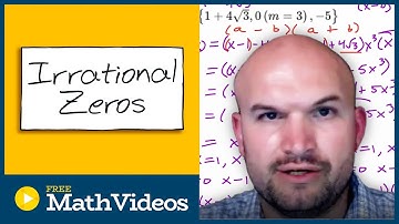 Write the Polynomial with irrational zeros