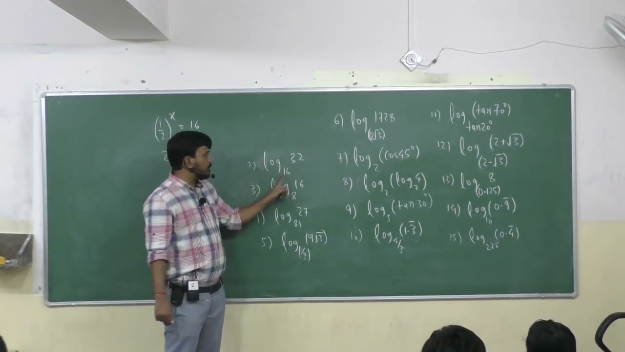 Logarithm lecture 1 by Anna sir.