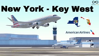 Infinite Flight 22.7 Timelapse - New York (LGA) to Key West (EYW) | American Air E175 Infinite Flight Global Key West Eyw To Miami Mia Timelapse American Eagle Crj 200