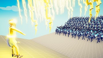 ULTIMATE ZEUS GOD vs 100 EVERY UNITS #2 - Totally Accurate Battle Simulator | TABS