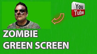Green Screen shoot face zombie Chromakey Halloween | СКАЧАТЬ БЕСПЛАТНО