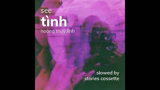 see tình / hoàng thuỳ linh / slowed by stories cassette Resimi