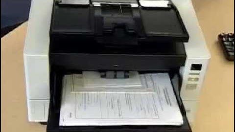 Kodak i4600 Scanner   Mixed financial documents with control