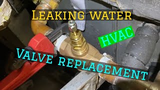 #HVAC HOW TO FIX/REPLACE a leaking valve and actuator on a old Hot Cold deck unit