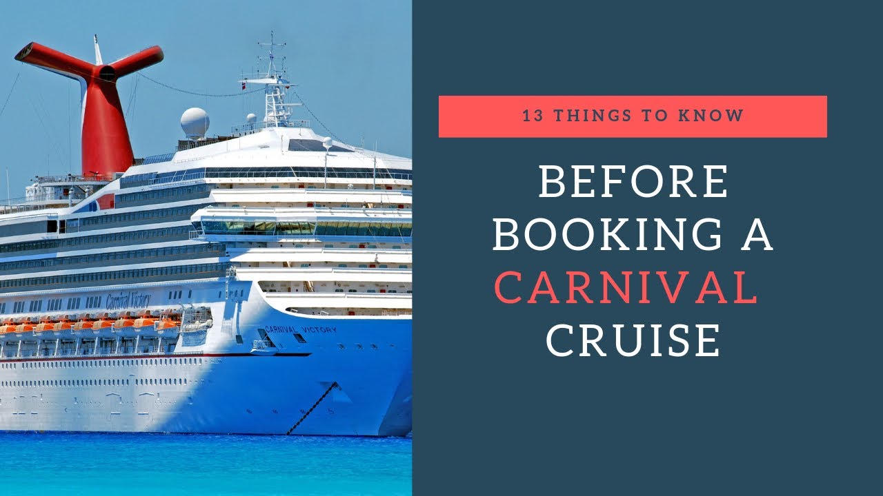 13 Things To Know Before Booking A Carnival Cruise 2019 YouTube 13 Things To Know Before Booking A Carnival Cruise 2019 YouTube