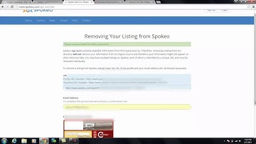 How to Remove your Information from Spokeo