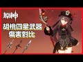 原神【胡桃4星武器對比】平民選哪一把比較好?匣裡vs決鬥vs黑岩