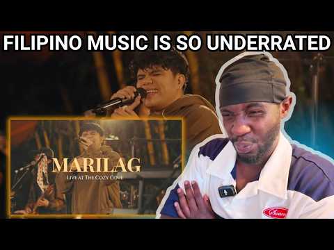 LJ reacts to Marilag (Live at The Cozy Cove) - Dionela