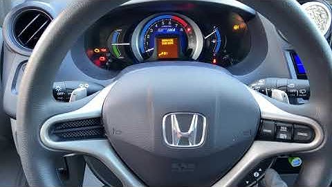 Honda Insight Oil Light Reset 2010   2013